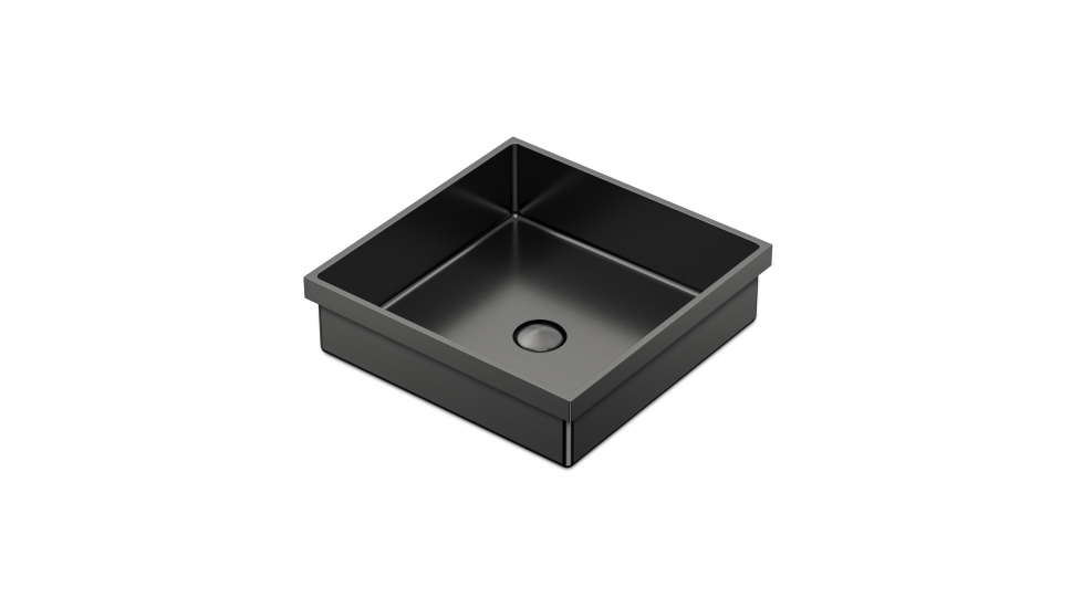 Semi-recessed washbasin 15 3/4" - Volta lV
